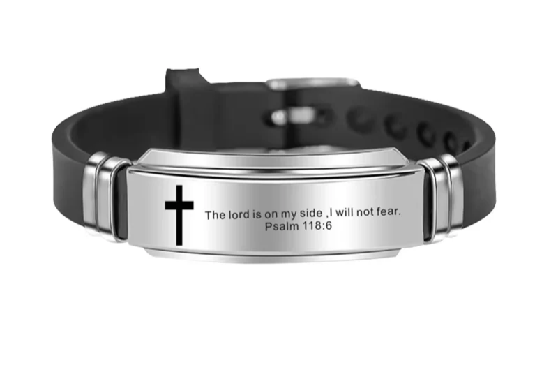 Cross Bible Verse Bracelet