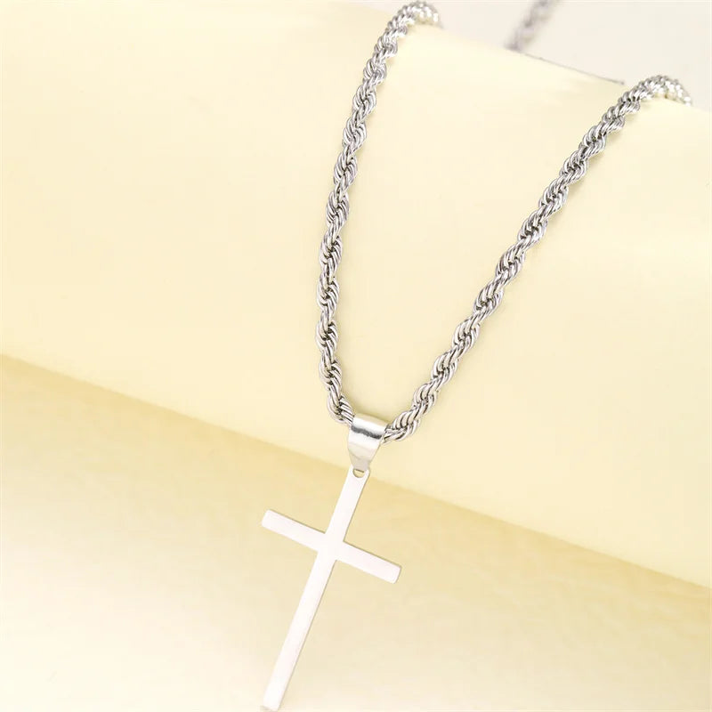 Gold/Silver Plated Cross Chain